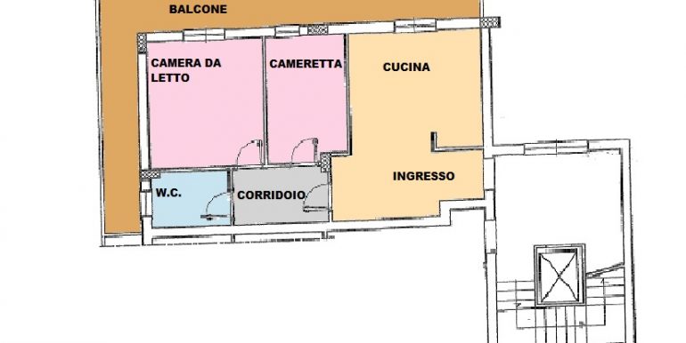 Planimetria via Rosselli